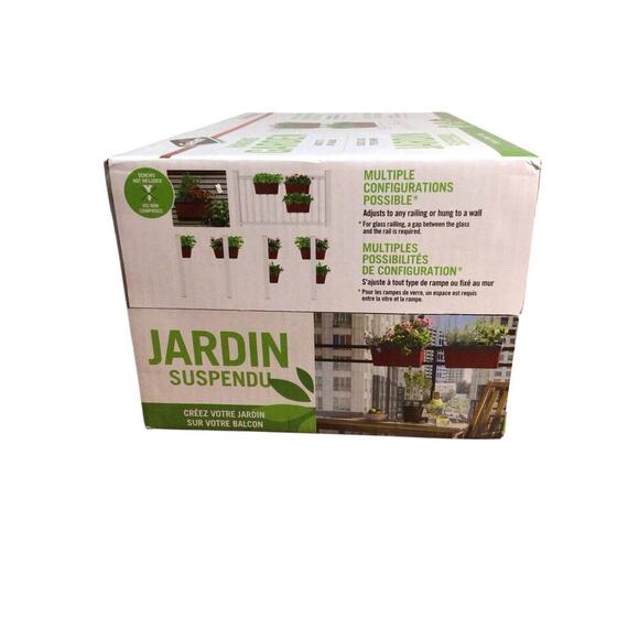 Garant Botanica Self-Watering Hanging Garden Basket Planters - RED - Picture 4 of 4
